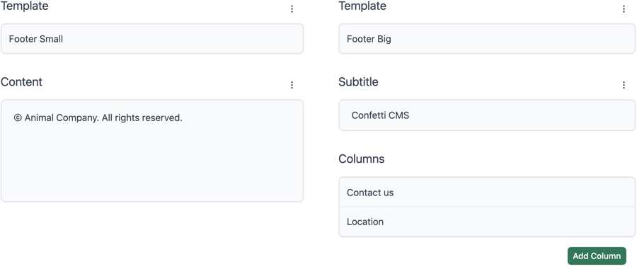 Example of of result of the Select File Component